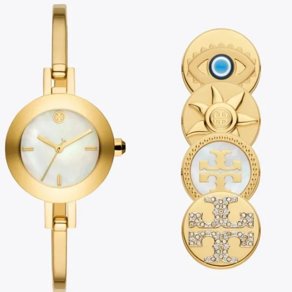 Tory Burch | Jewelry | Tory Burch Reva Bangle Watch | Poshmark